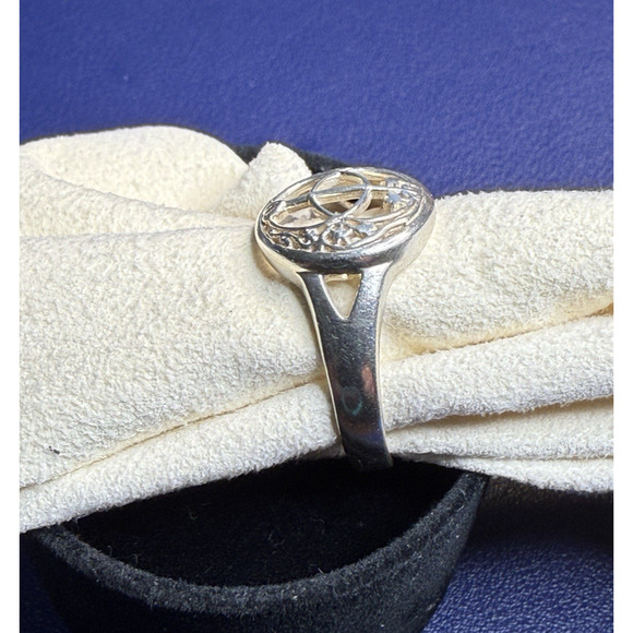 Vintage Peter Stone Sterling Silver Celtic Chalice Ring PSCL Sz 11.25 PSCL 925 - Picture 14 of 16